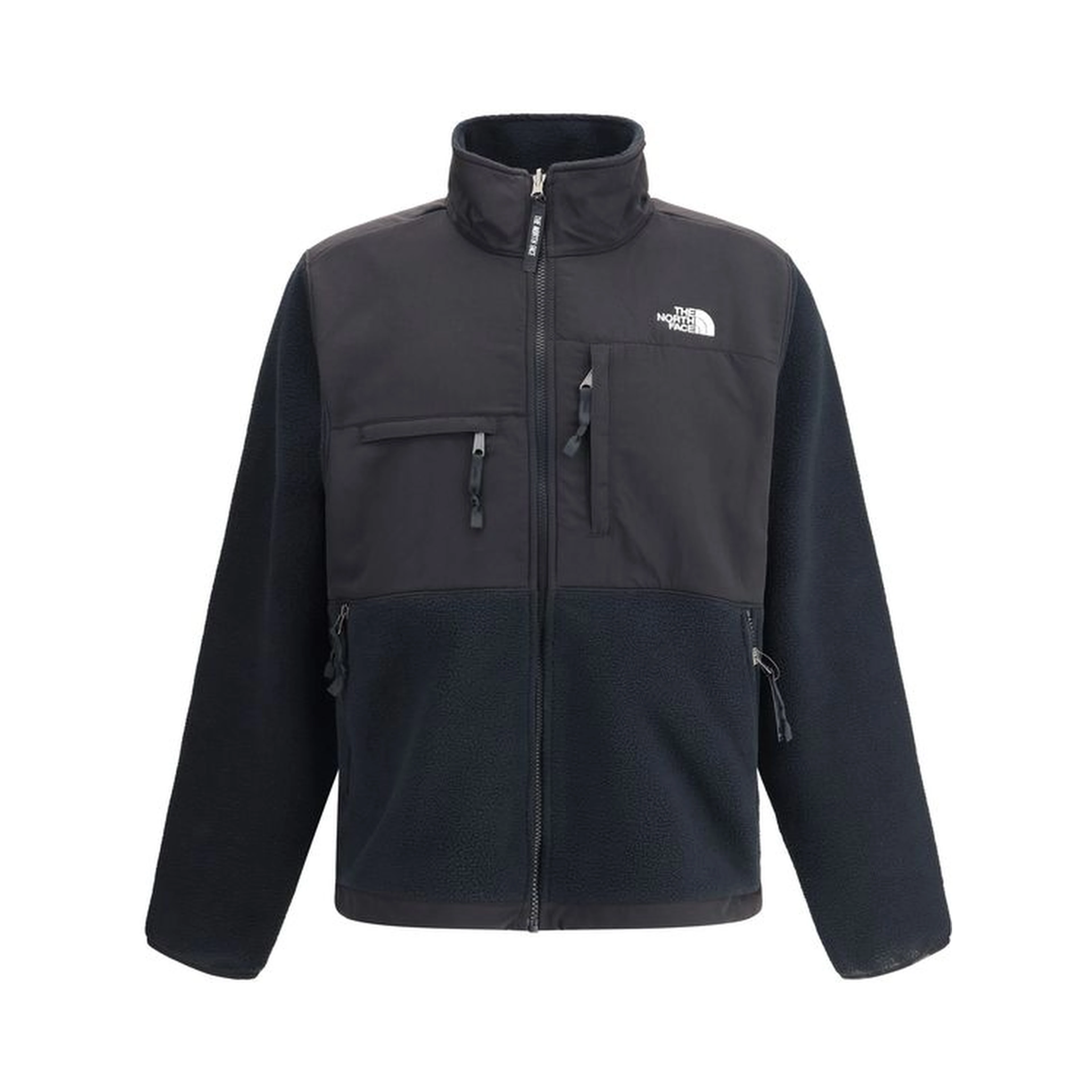 Black Polyamide Full-Length Jacket