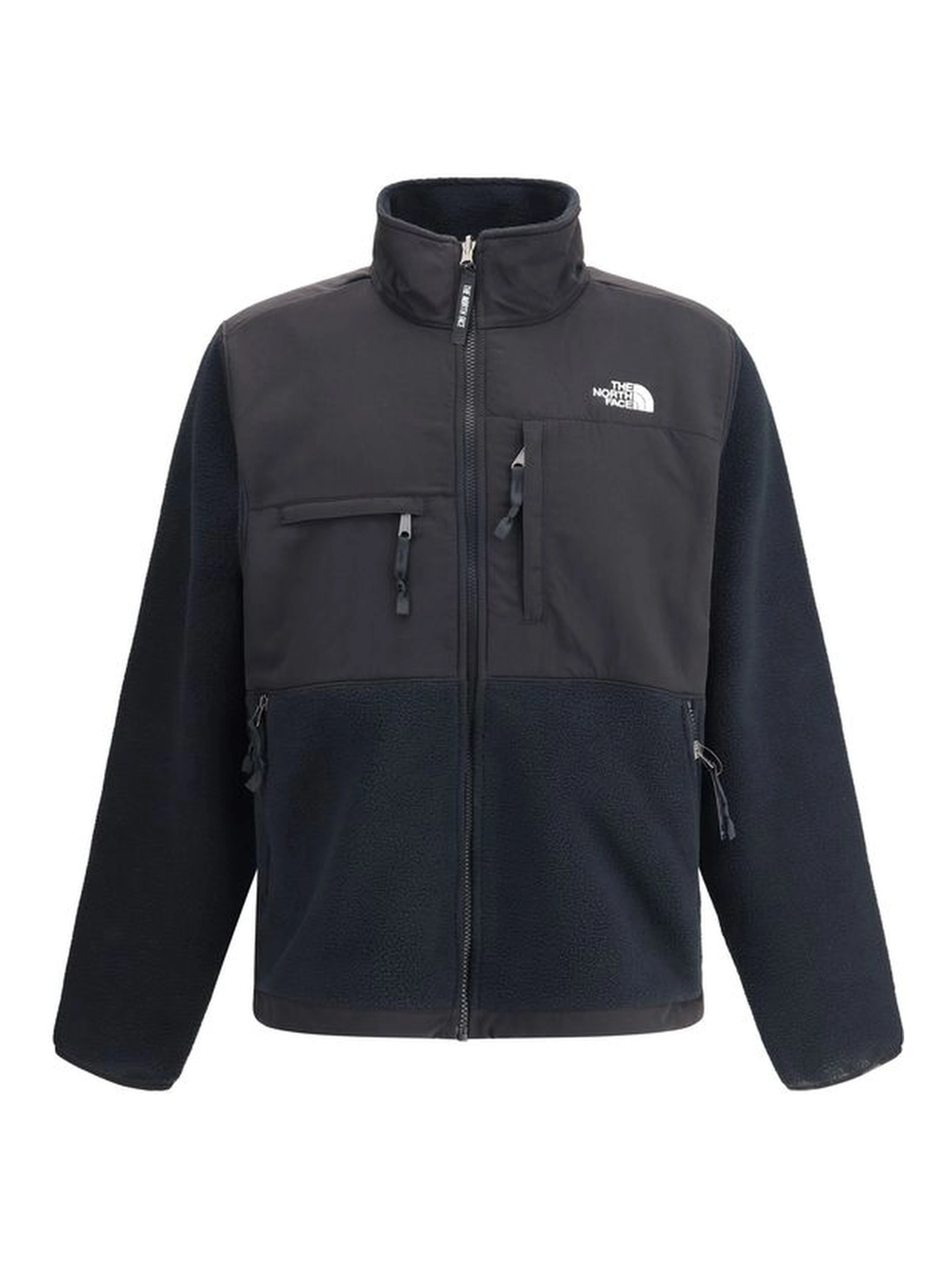 Black Polyamide Full-Length Jacket