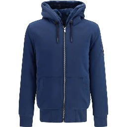 Blue Polyester Sweatshirt