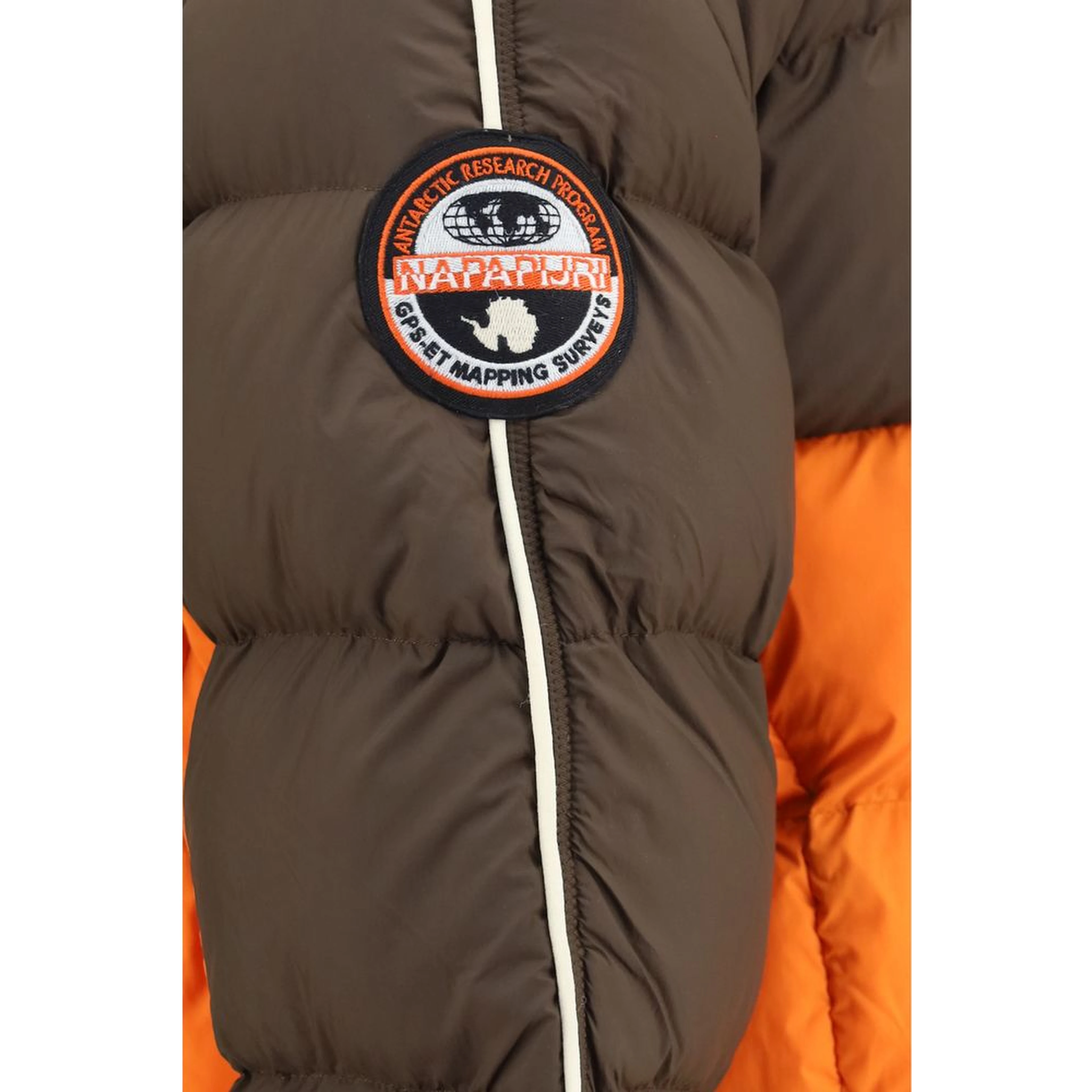 Multicolor Recycled Polyester Full-Length Jacket