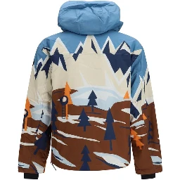 Multicolor Recycled Polyester Shell Jacket