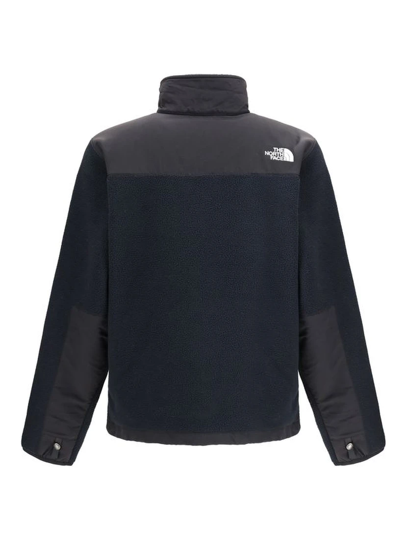 Black Polyamide Full-Length Jacket