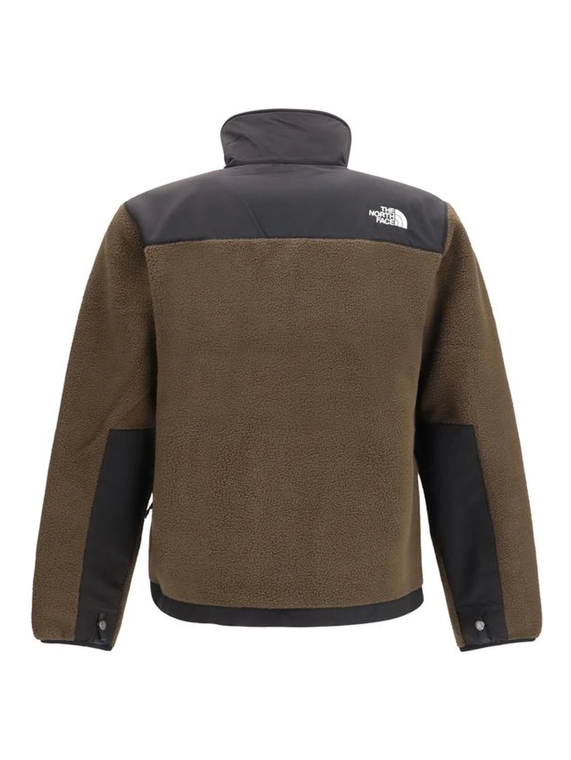 Brown Polyester Shell Jacket