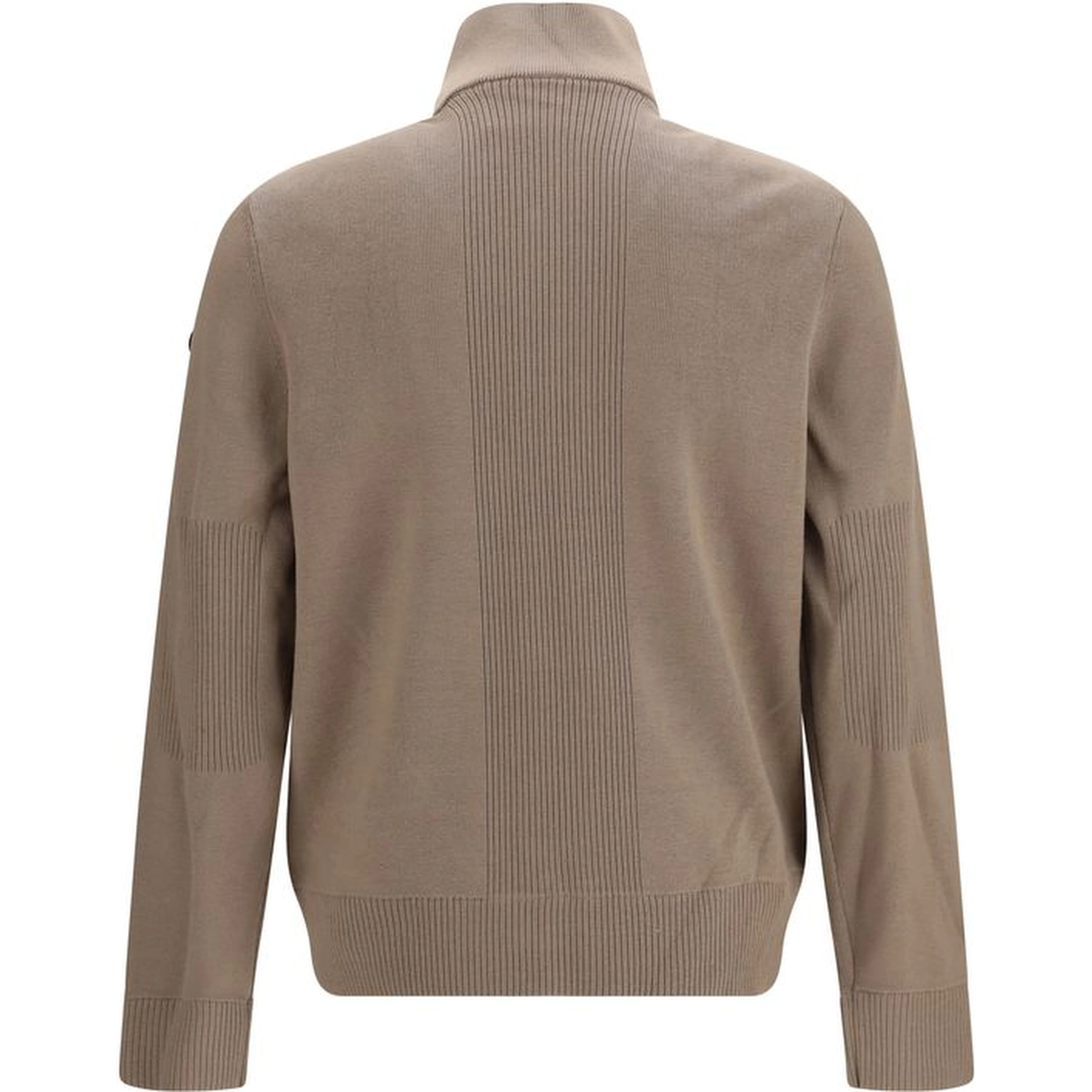 Bicolor Viscose Full-Length Jacket