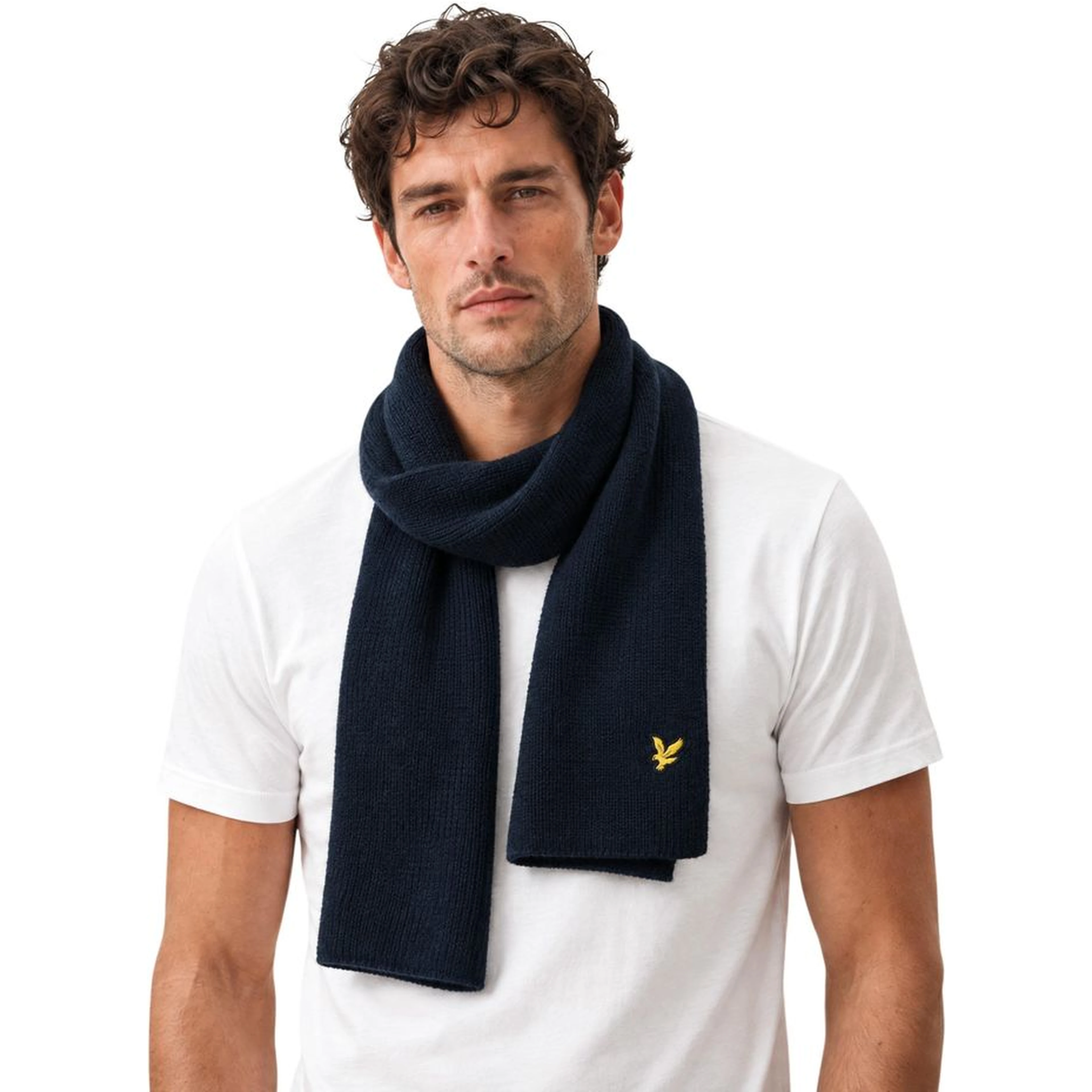 Blue Viscose Scarf