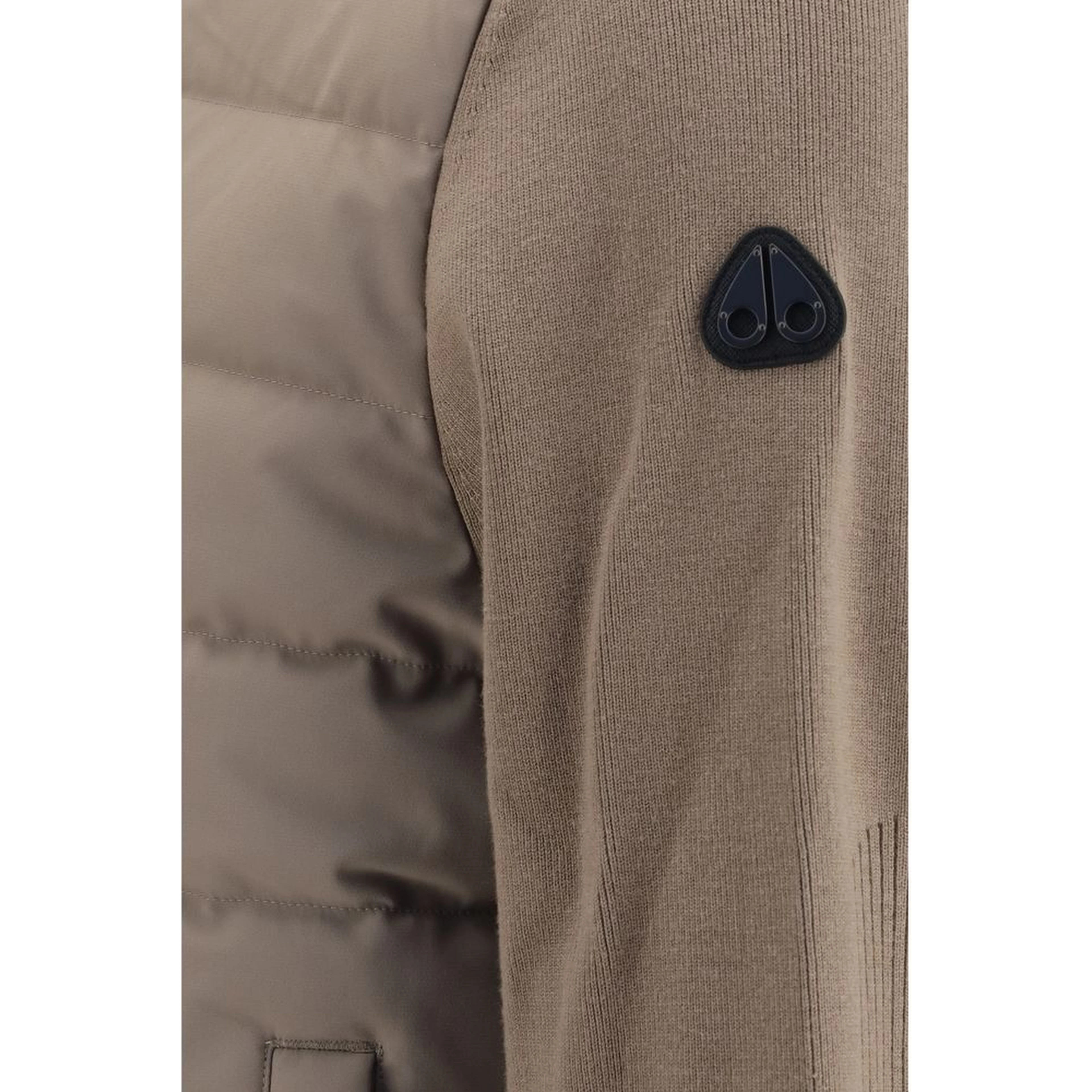 Bicolor Viscose Full-Length Jacket