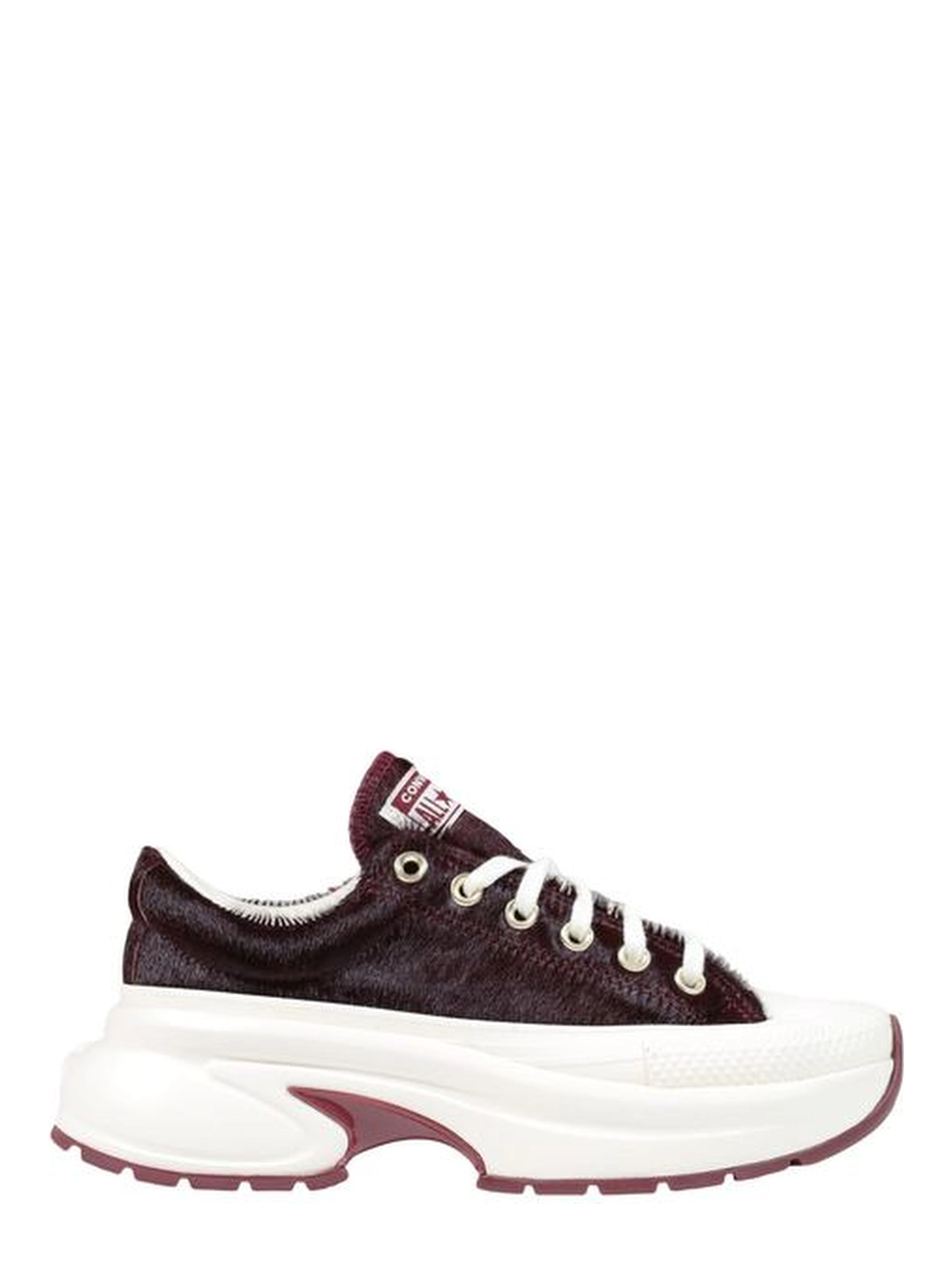 Bordeaux Leather Chunky Sneakers