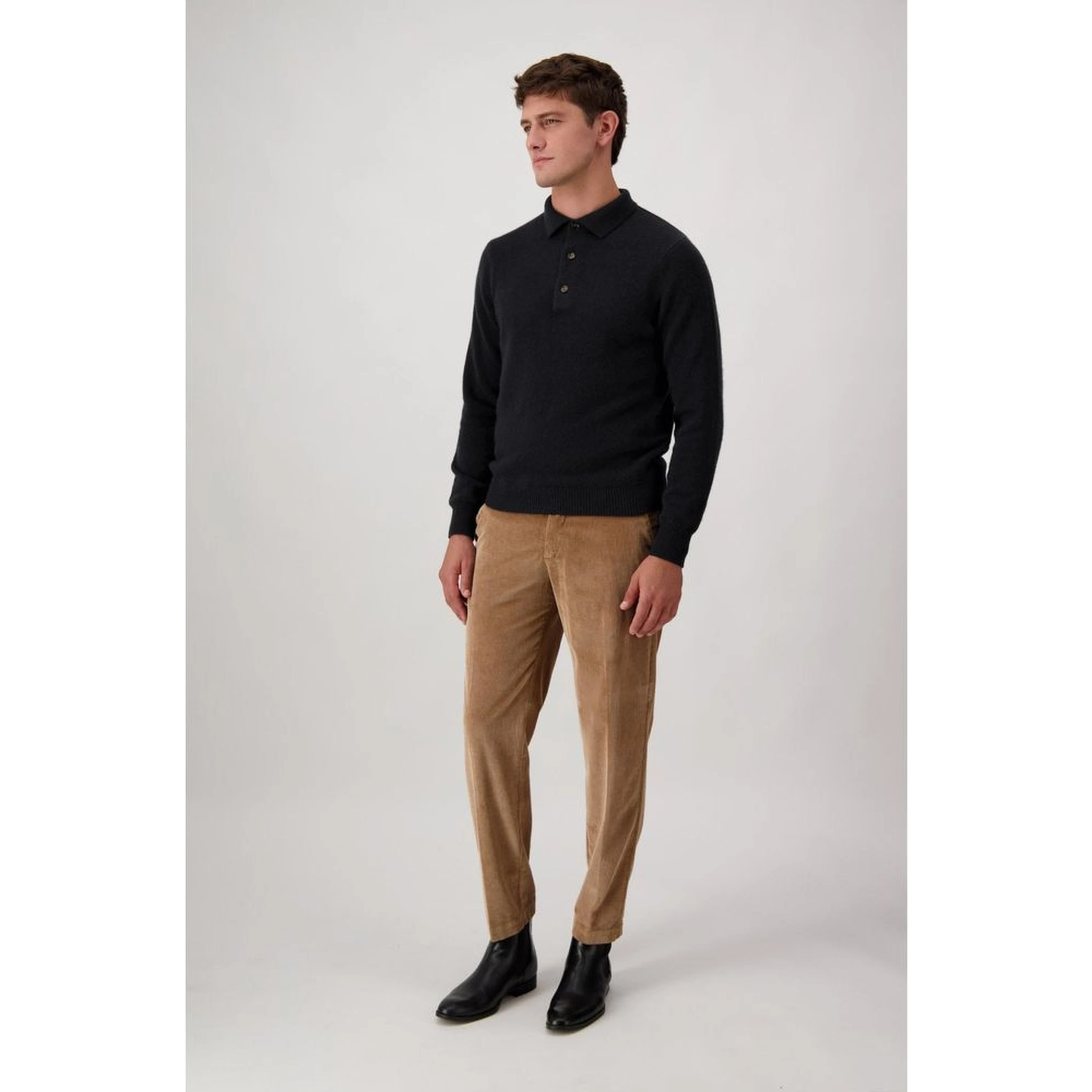Black Wool Sweatshirt