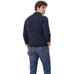 Blue Cotton Sweatshirt
