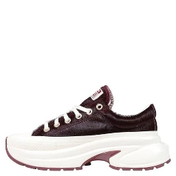 Bordeaux Leather Chunky Sneakers