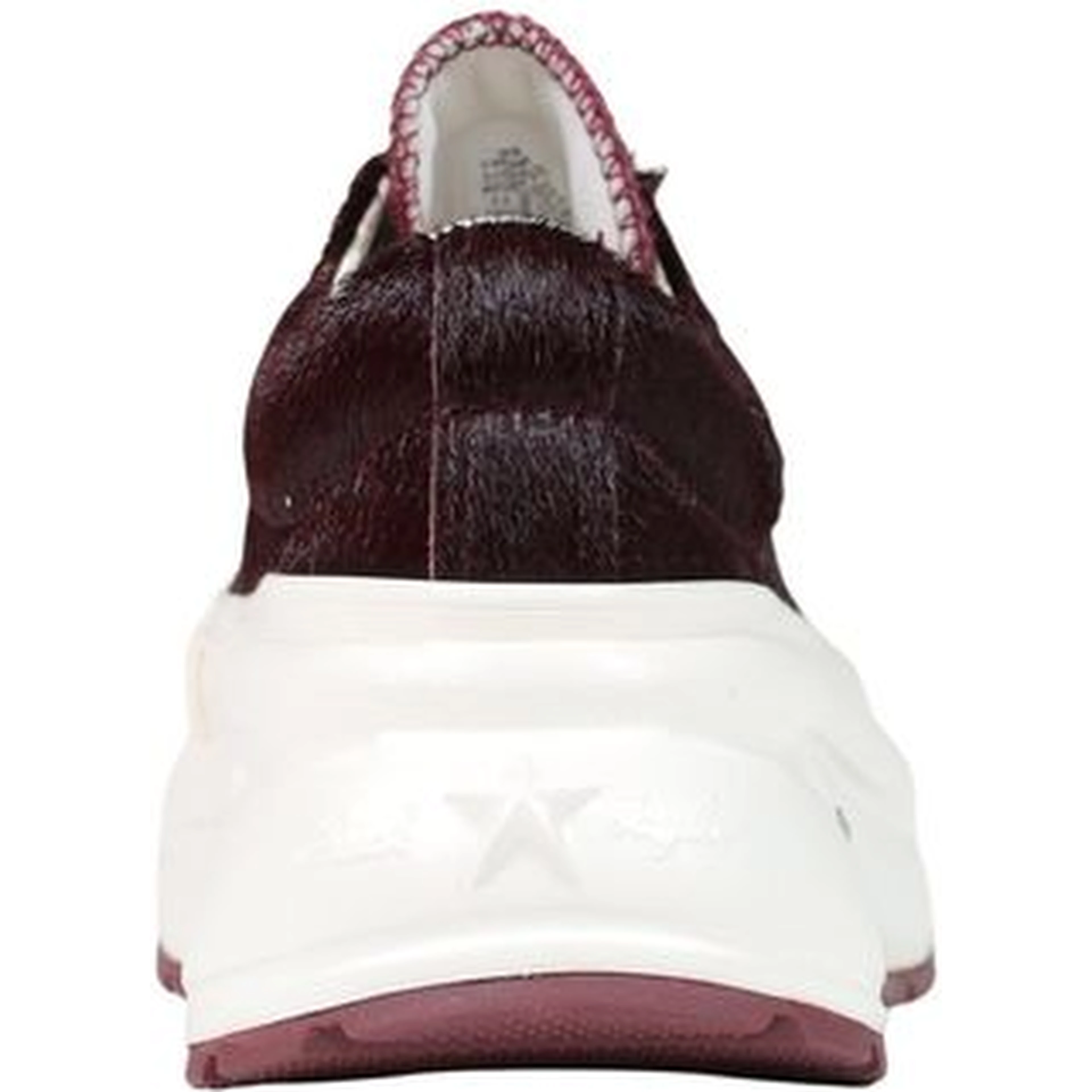 Bordeaux Leather Chunky Sneakers