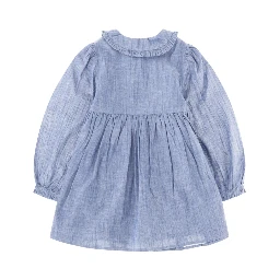 robe smockee chambray
