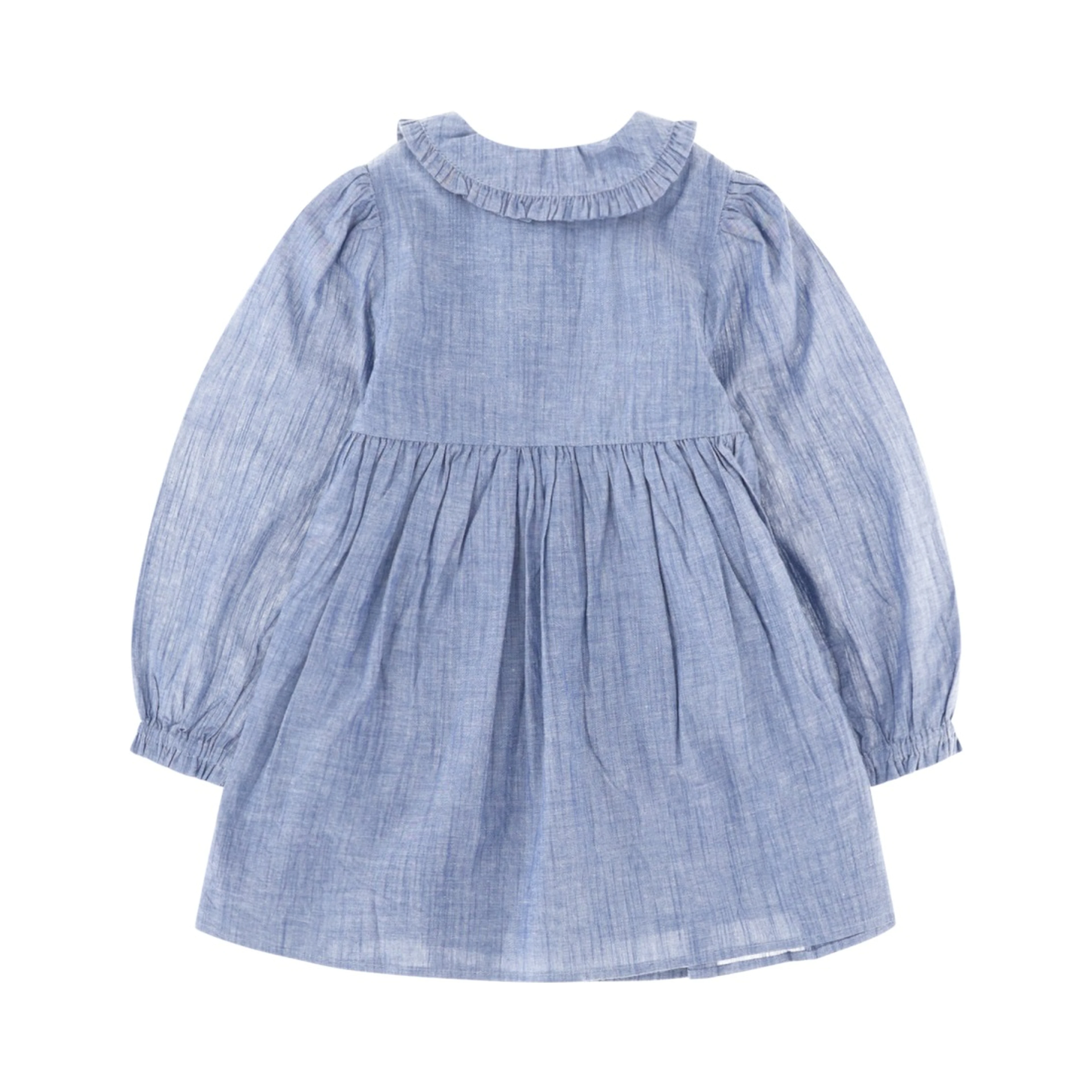 robe smockee chambray