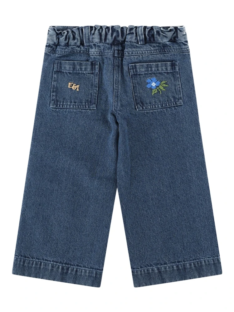 pantalon denim brode alternative