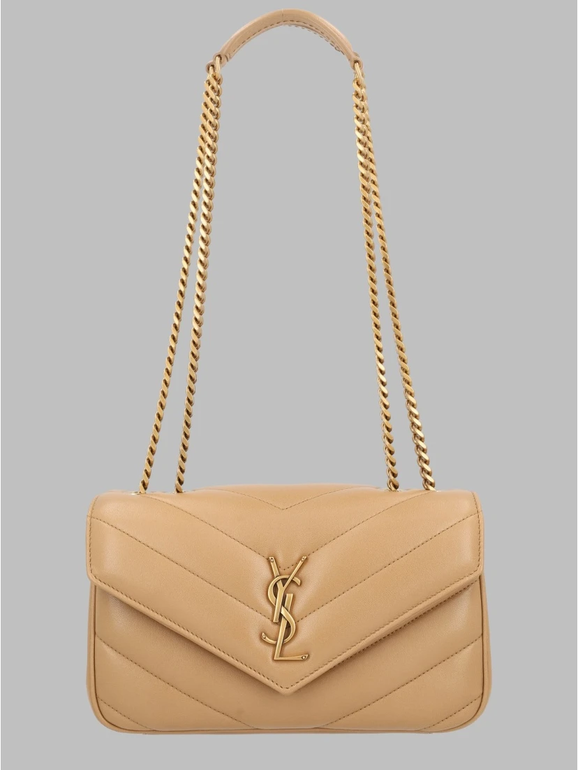 Borsa "Loulou" In Pelle Trapuntata