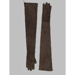 Guanti Lunghi In Suede