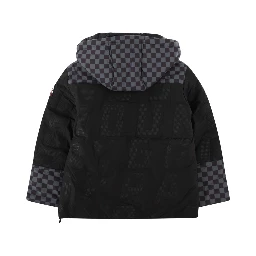 sg checkered padded jacket
black