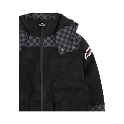 sg checkered padded jacket
black