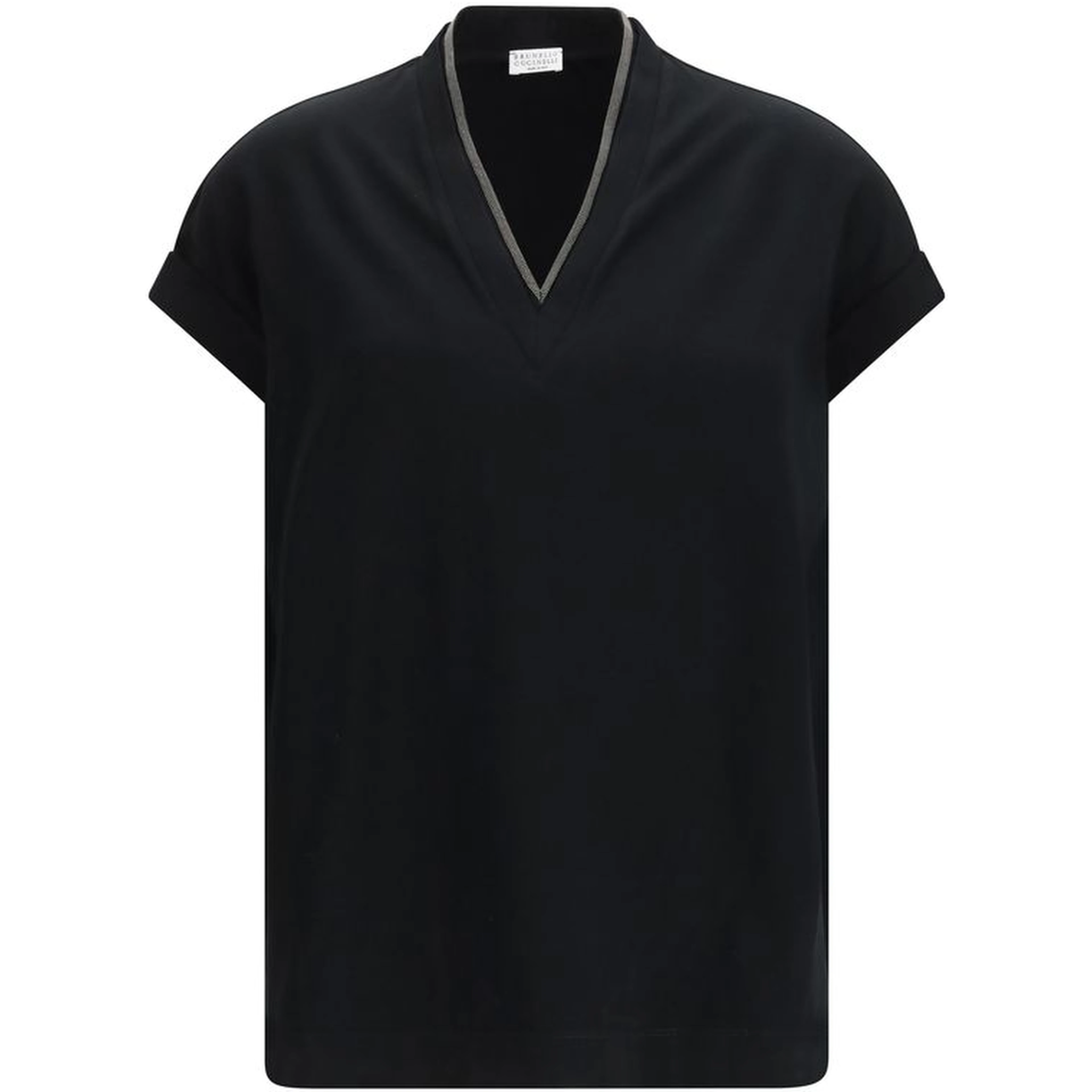 Black Cotton T-Shirt