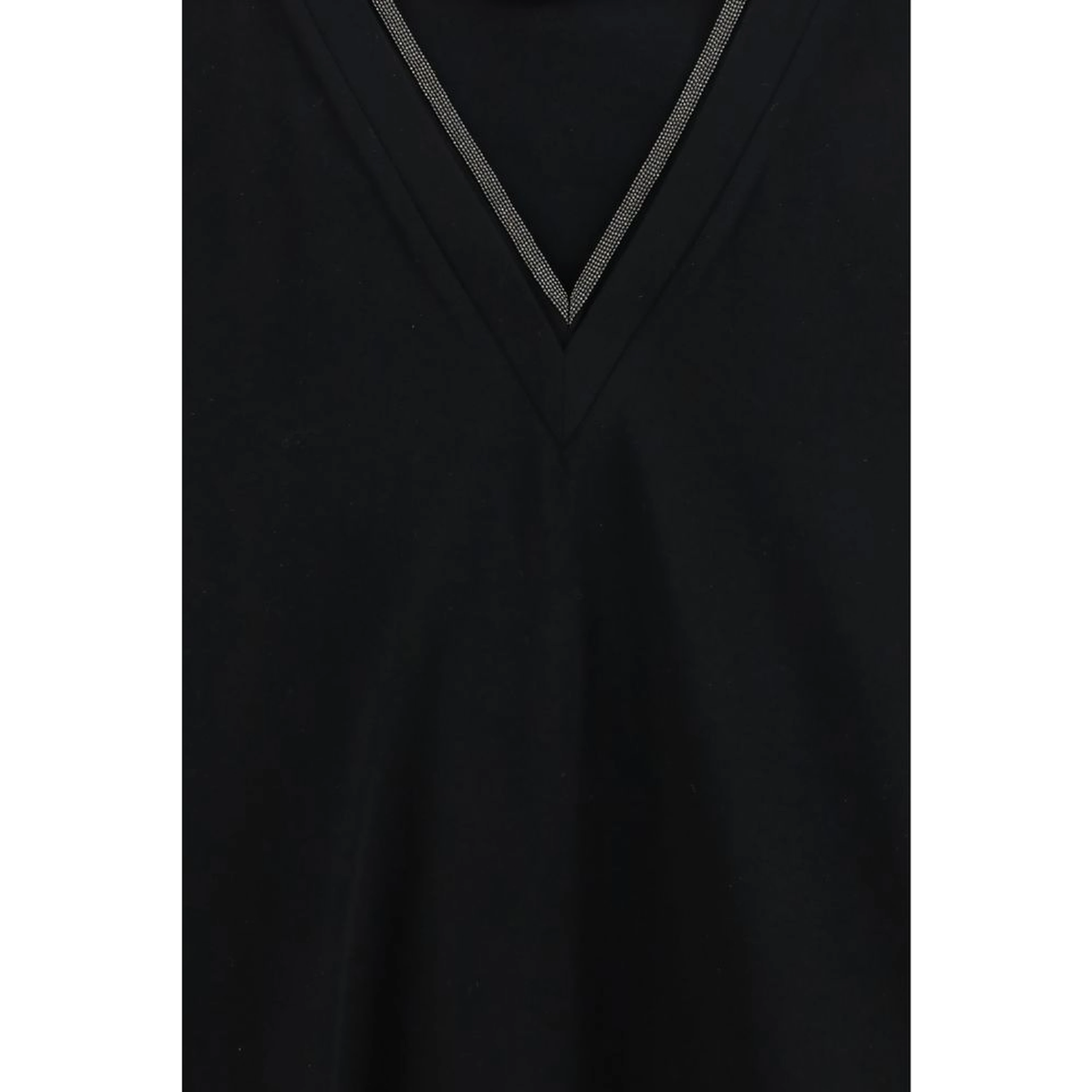 Black Cotton T-Shirt