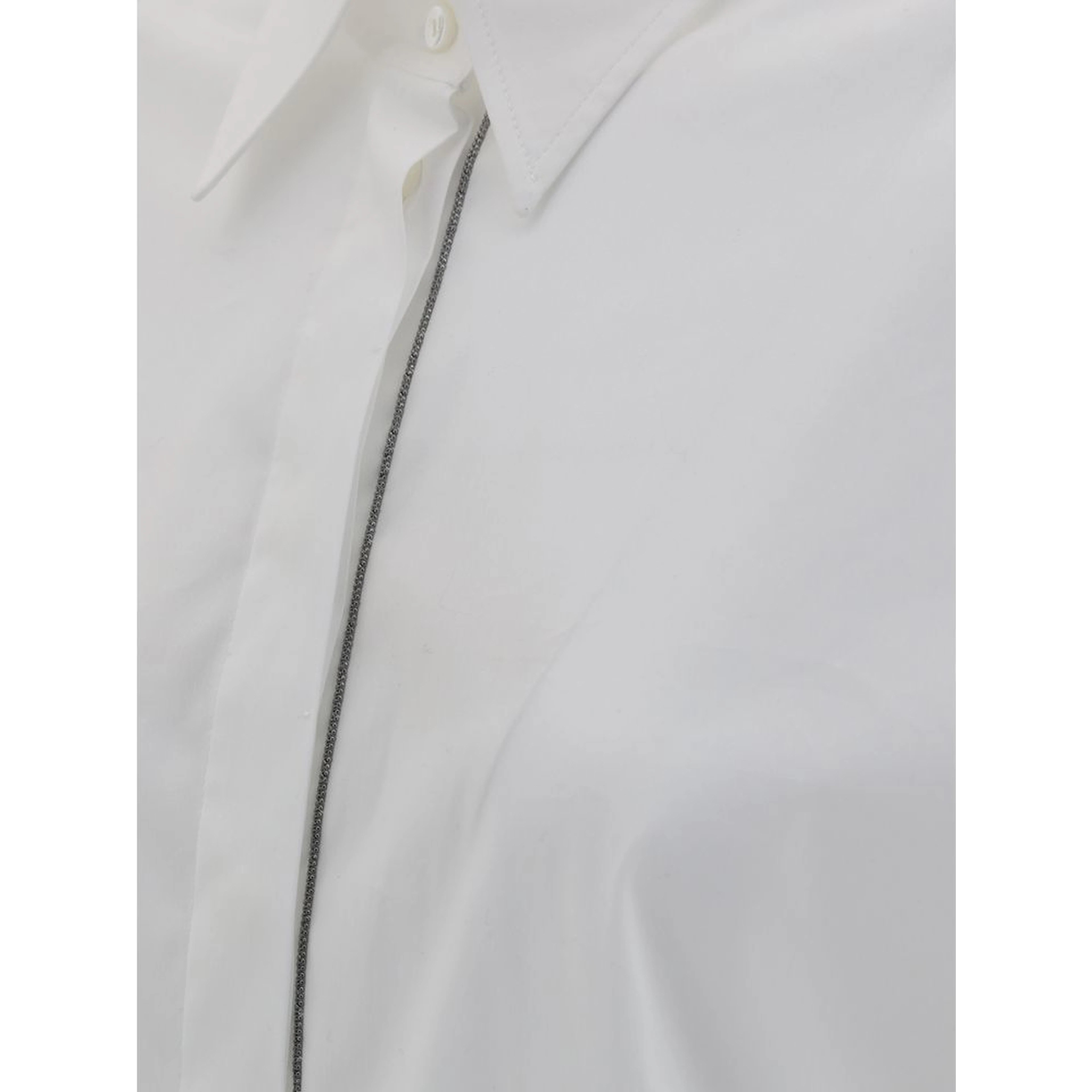 White Cotton Dress Shirt