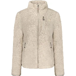 Beige Polyester Women Sweater