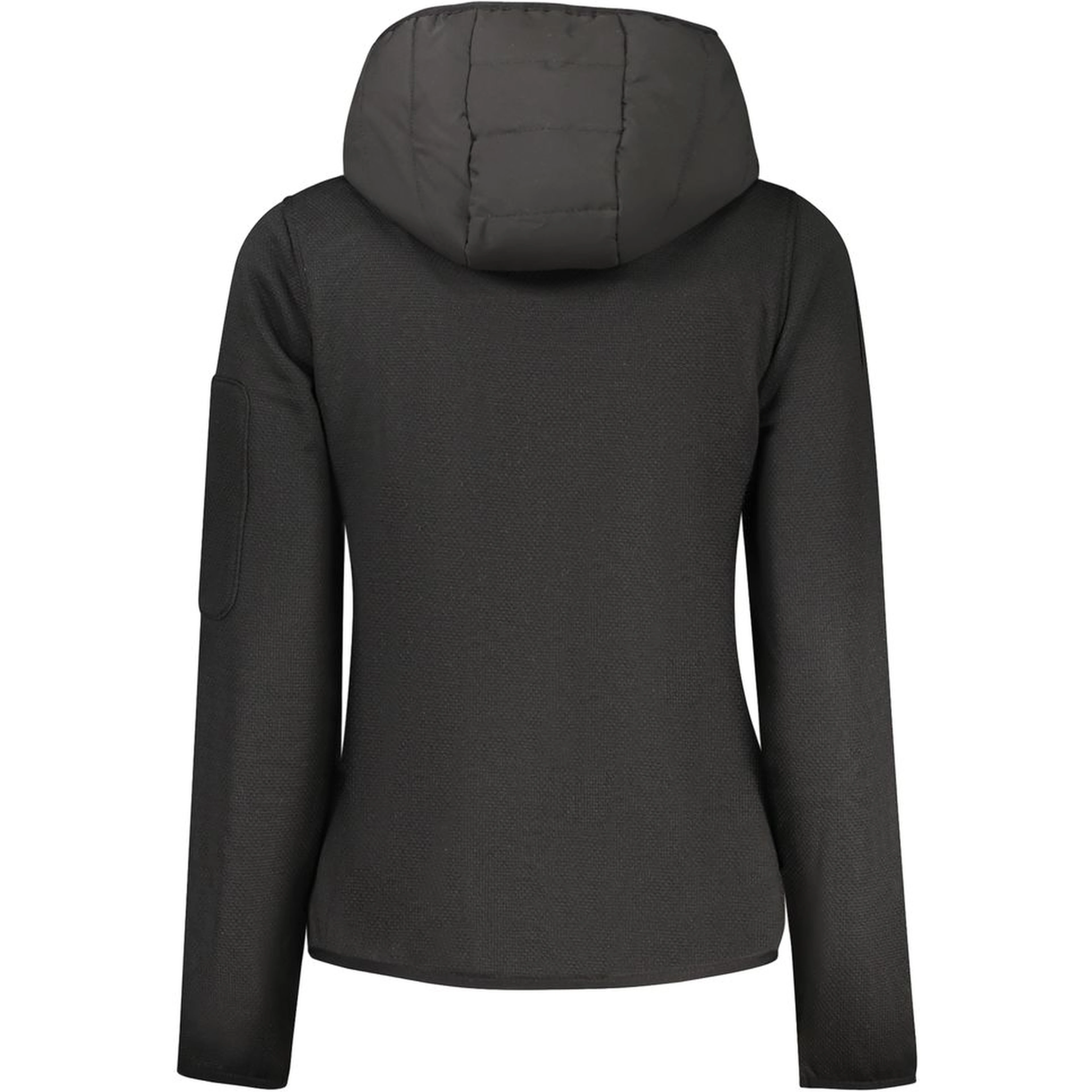 Black Polyester Women Jacket