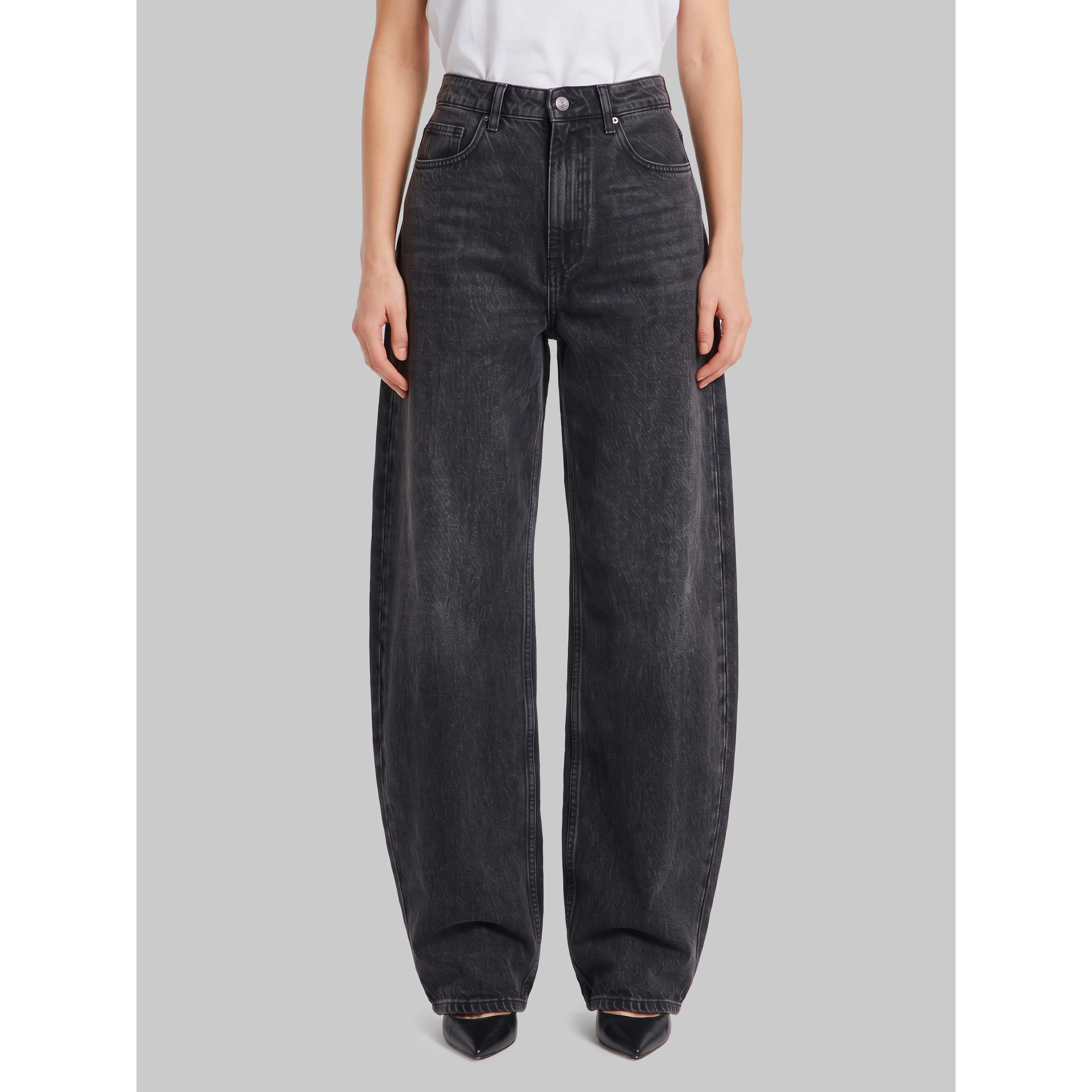 Nick barrel-leg jeans