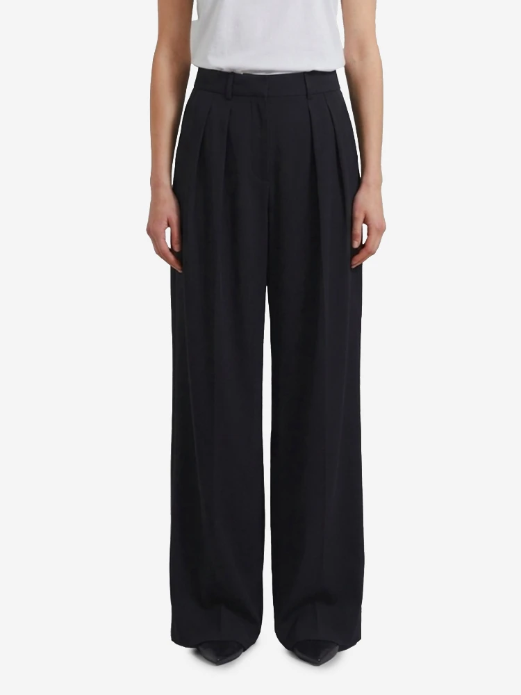 Black pleated Ripley pants