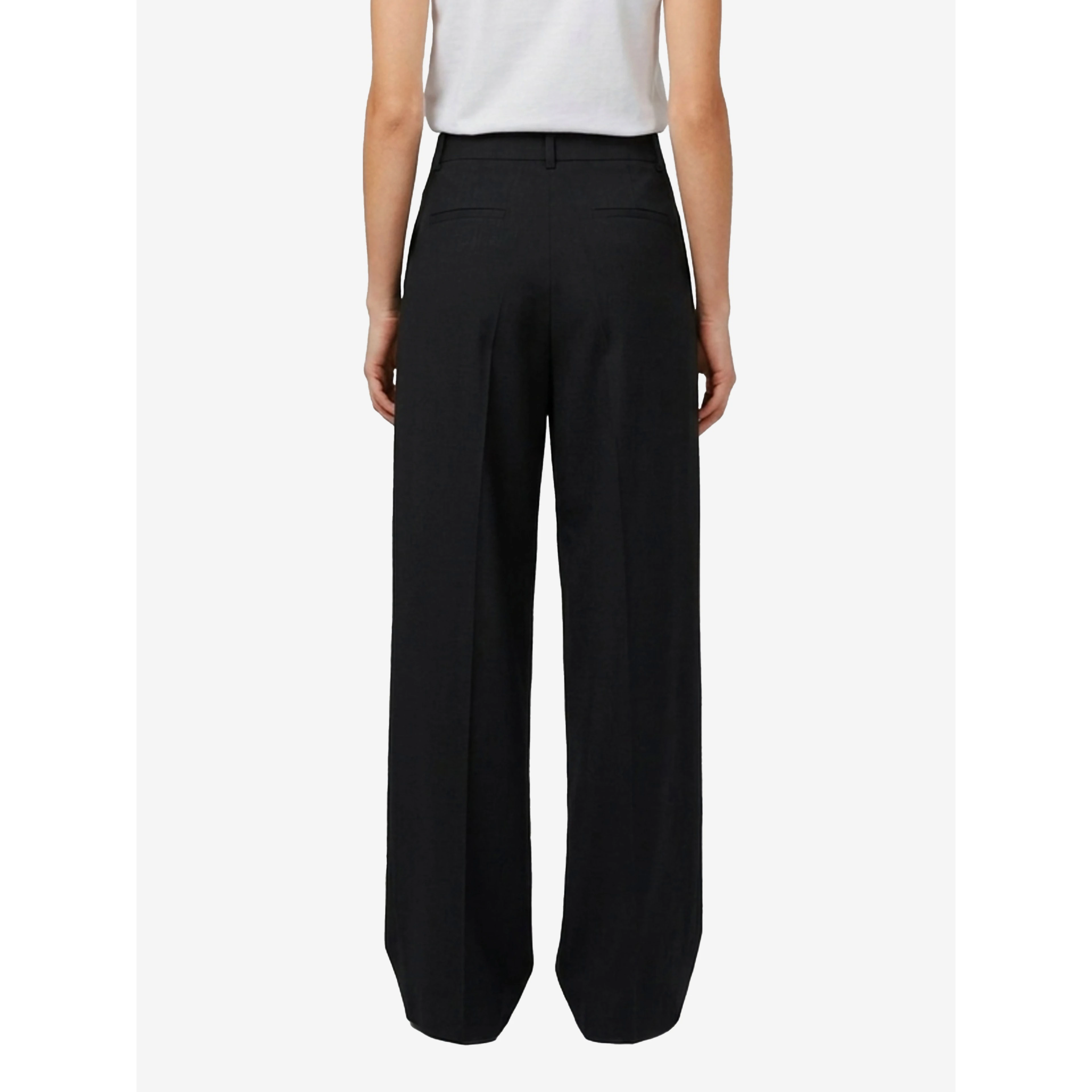 Black pleated Ripley pants
