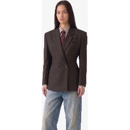 Brown Prince of Wales check Jade blazer