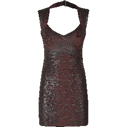 THE METALLIC JAMIE DRESS