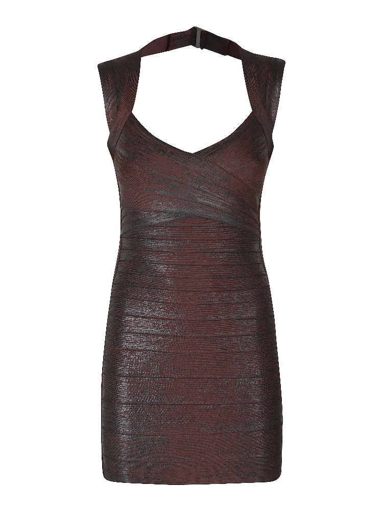 THE METALLIC JAMIE DRESS