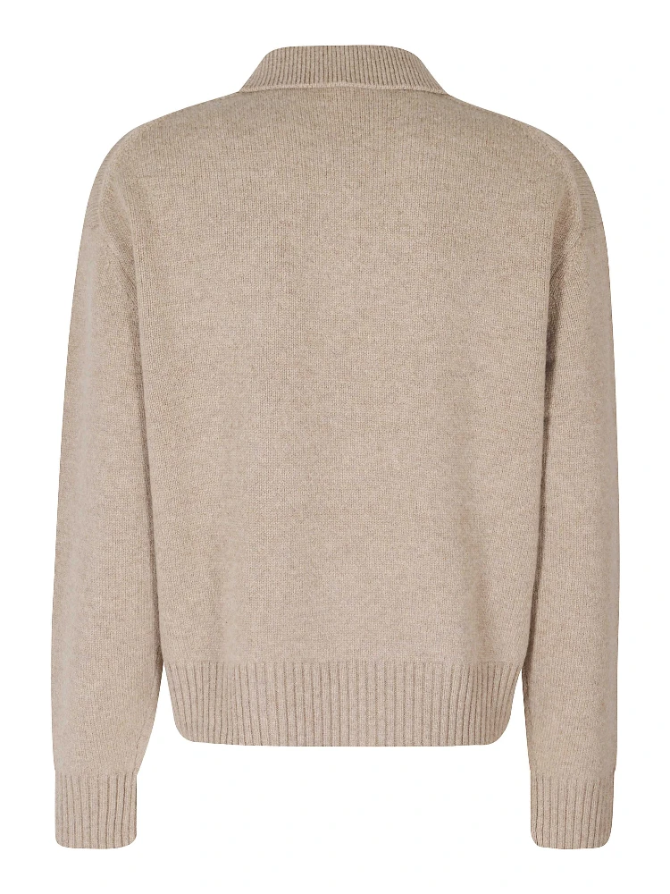 FOX HEAD INTARSIA MERINO POLO JUMPER alternative