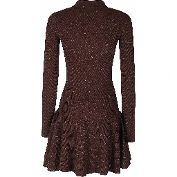 BIONA KNIT DRESS IN MAHOGANY
