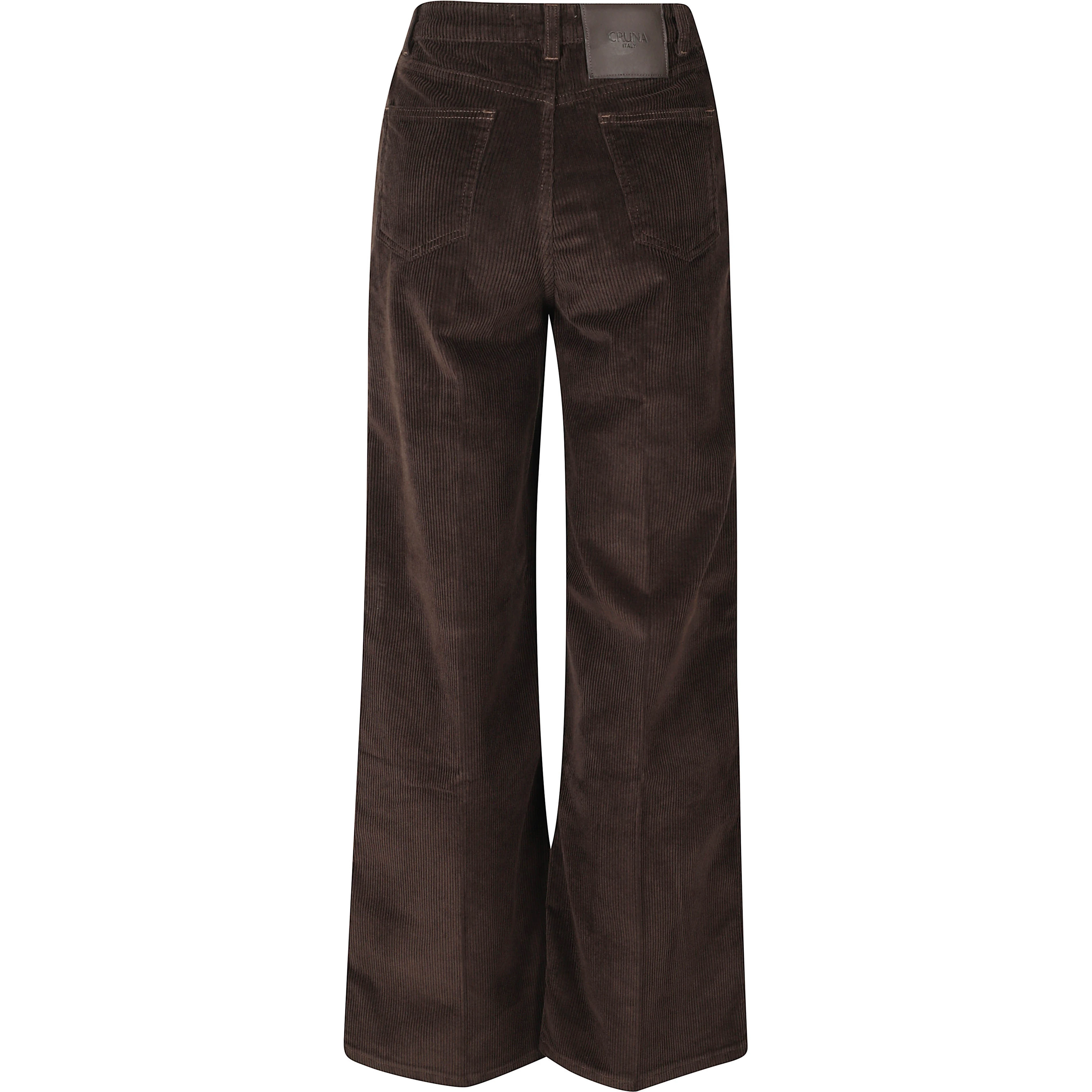 WIDE LEGGED MID RISE FIVE POCKETS