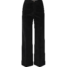 WIDE LEGGED MID RISE FIVE POCKETS