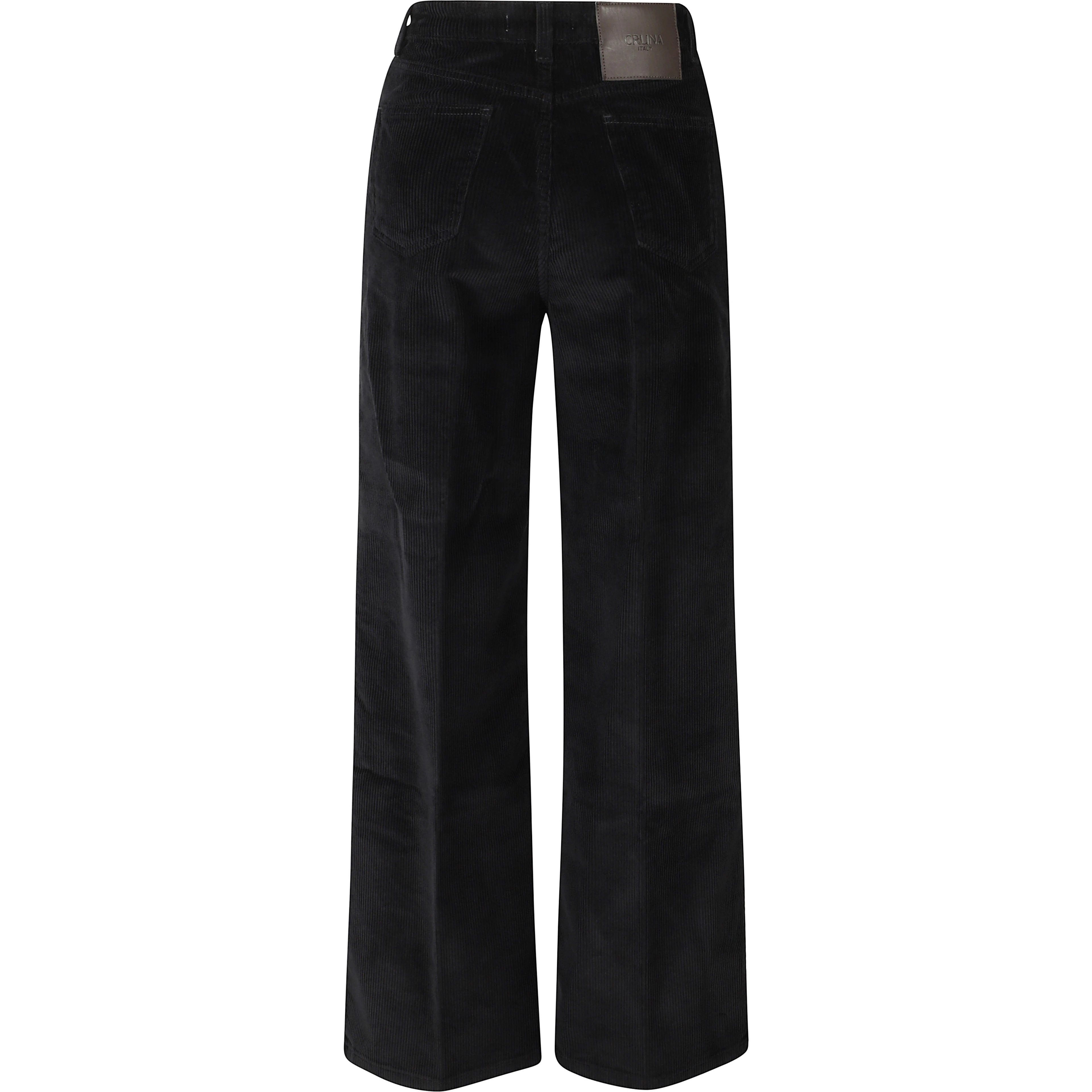 WIDE LEGGED MID RISE FIVE POCKETS