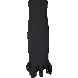 MIDI RUFFLE DRESS
