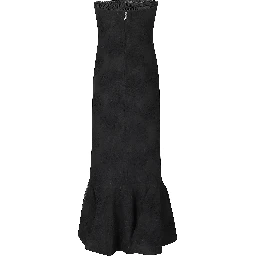 FLOWER MESH FLOUNCE DRESS