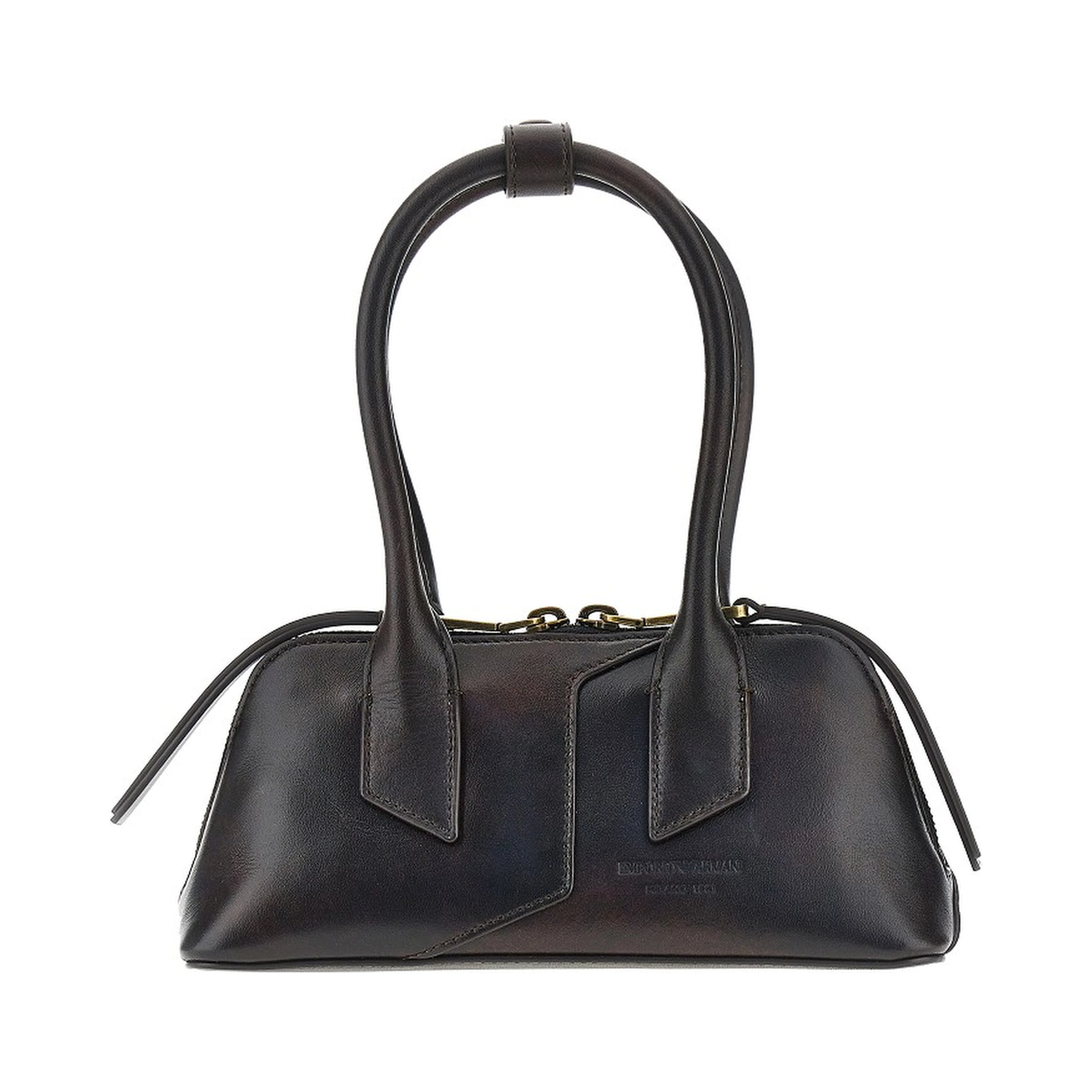 Old effect leather mini baG