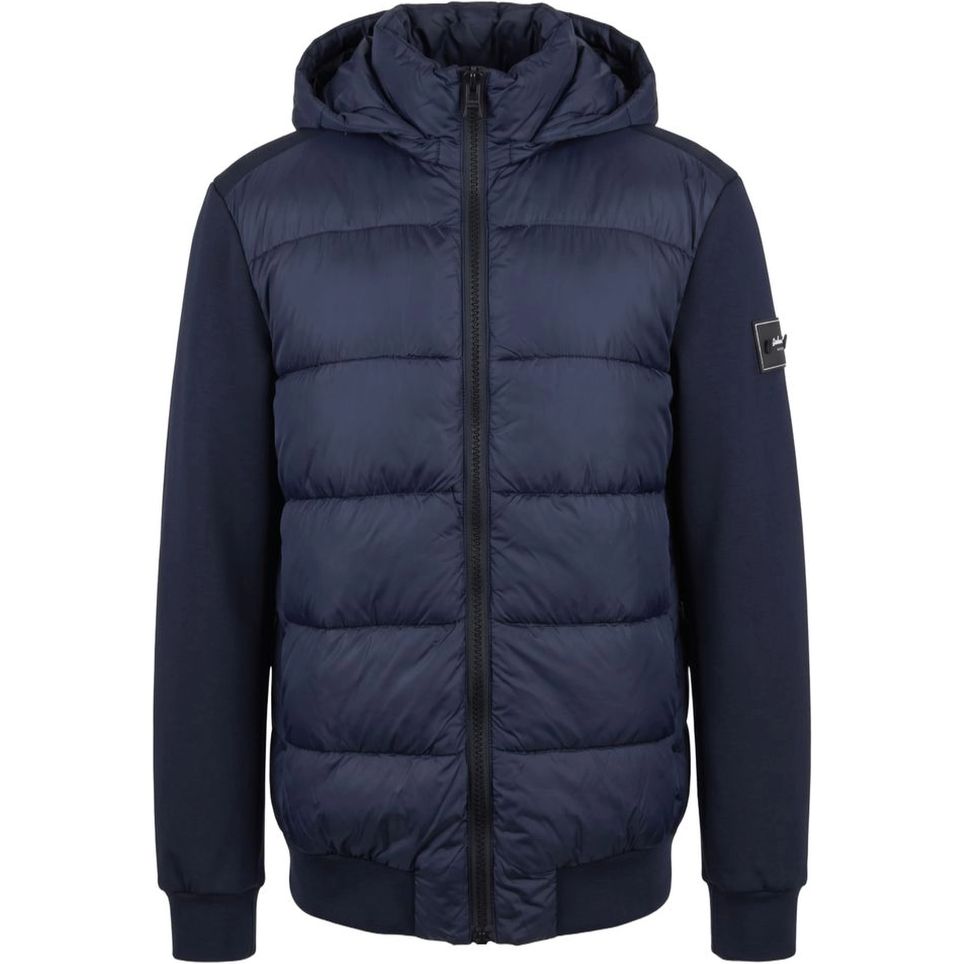 Blue Polyester Men Jacket