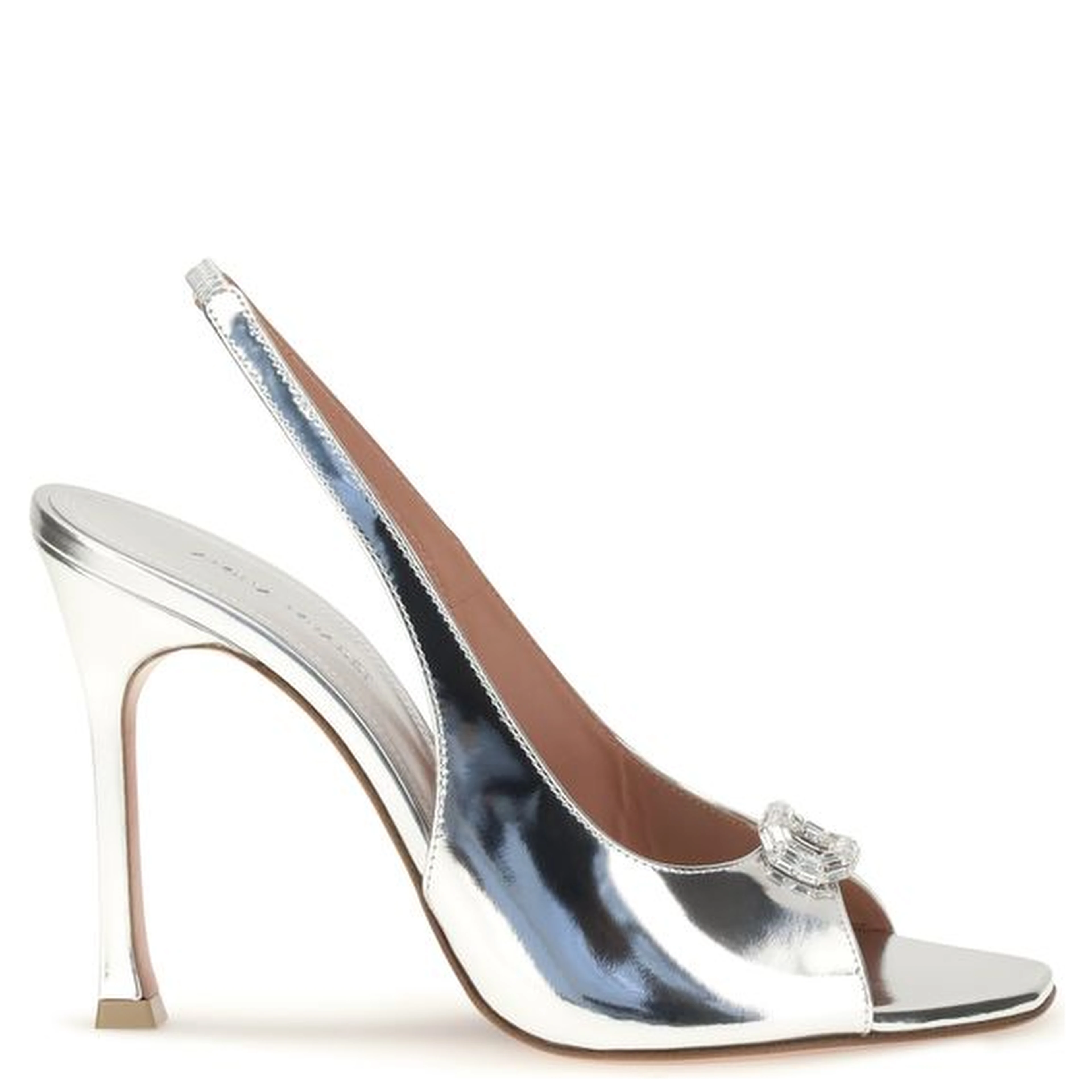 Silver Calf Leather Bos Taurus Sandals