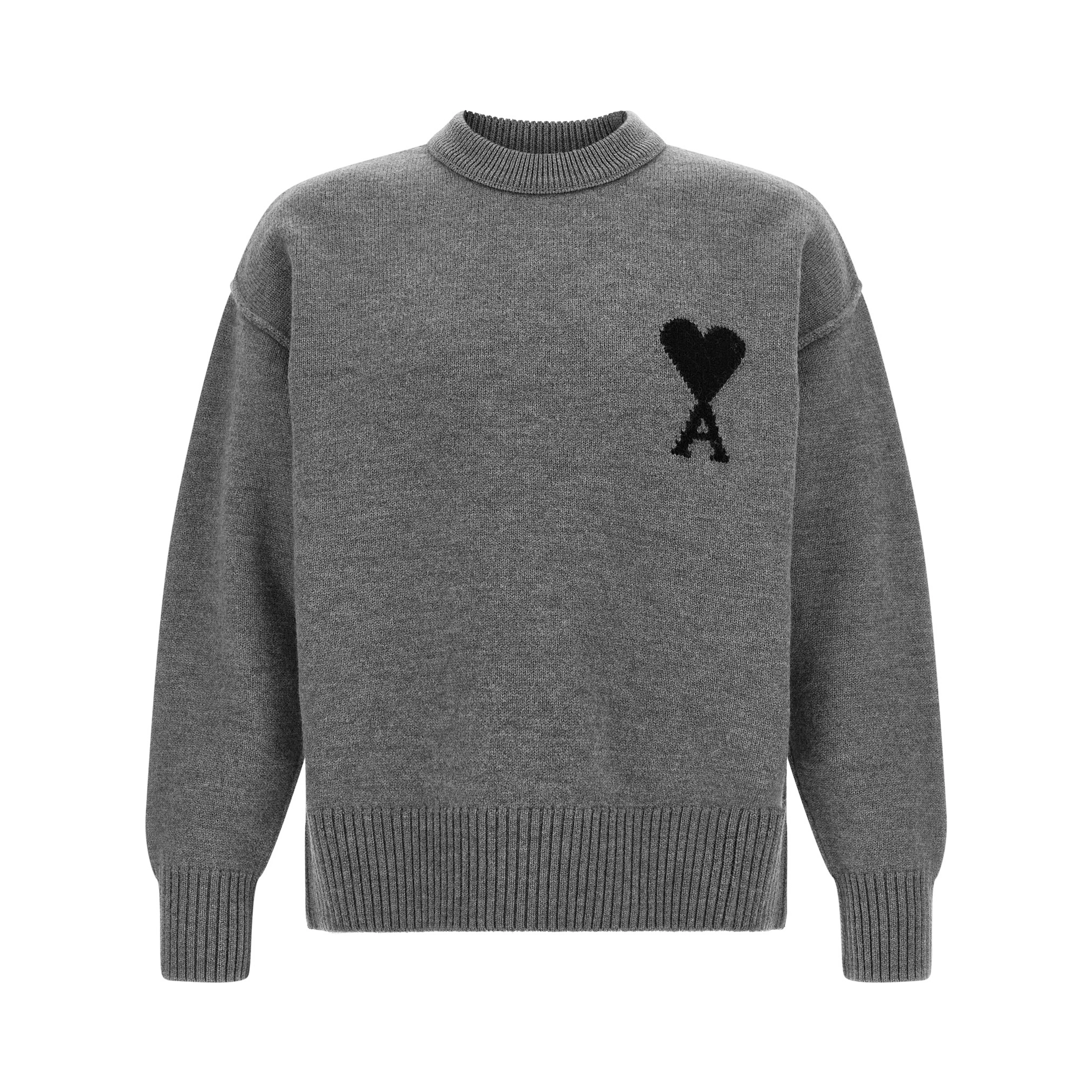 Gray Wool Cardigan