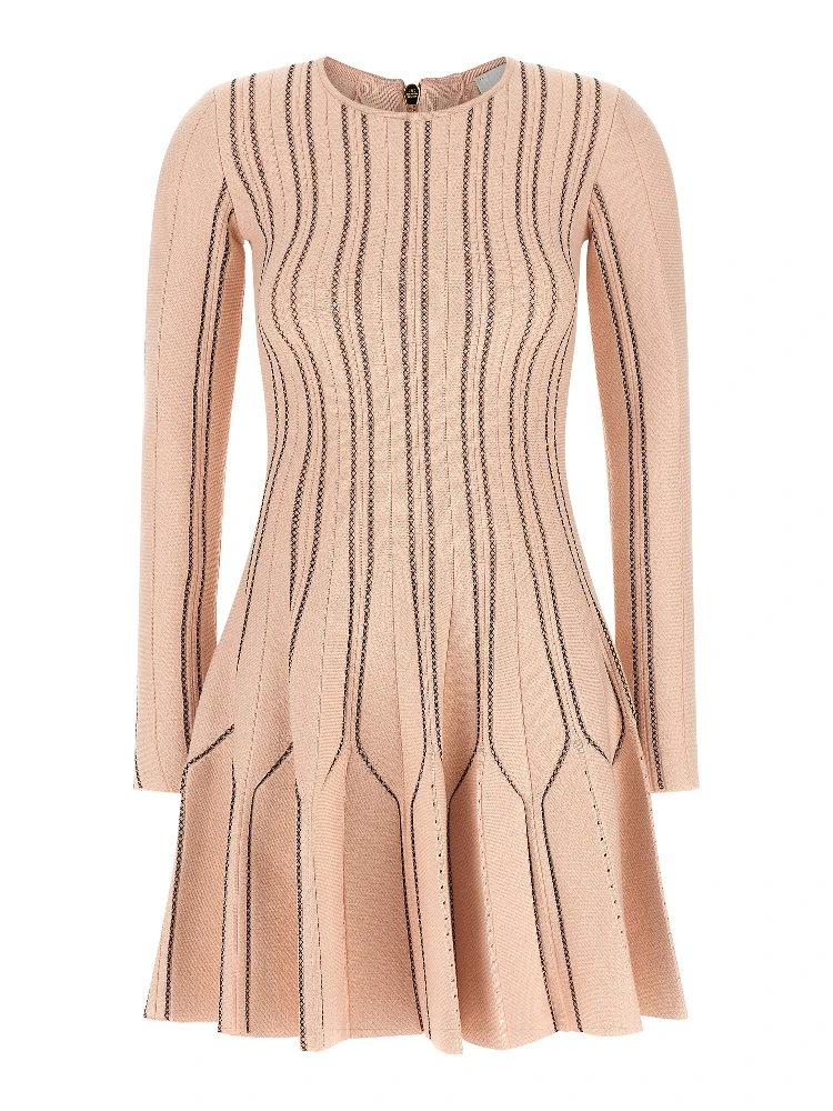 Multicolor Viscose Short Dress