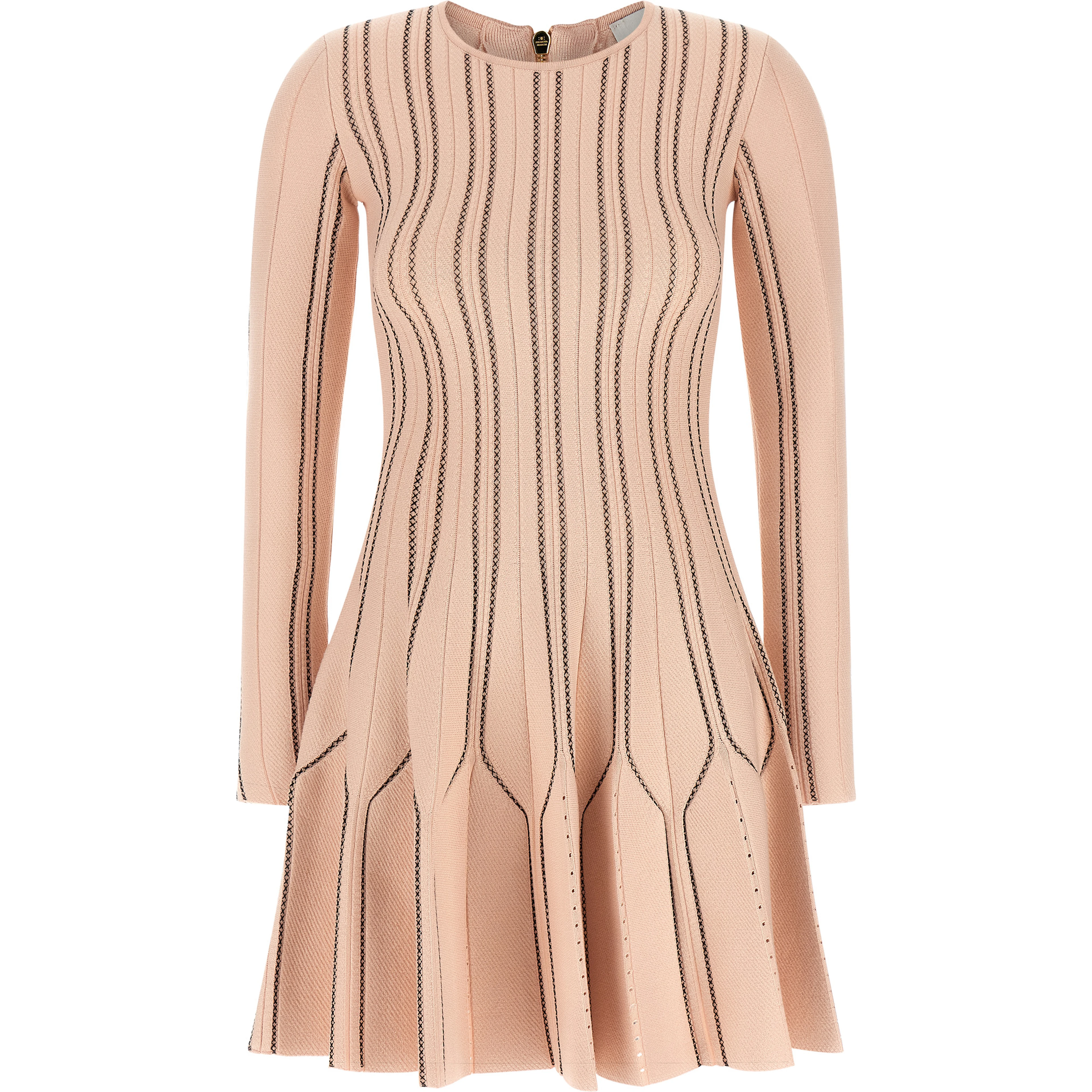 Multicolor Viscose Short Dress