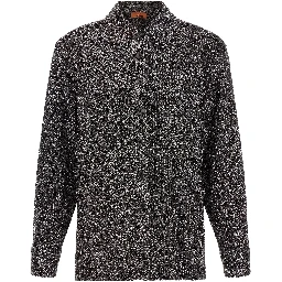 Gray Polyamide Blouse