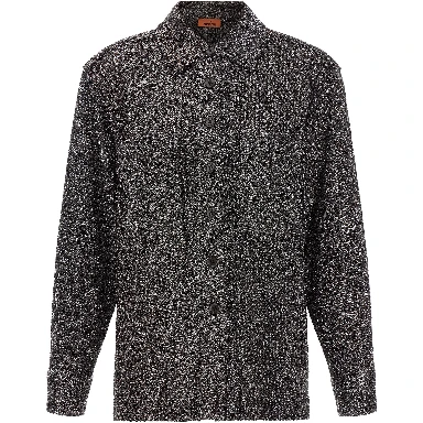 Gray Polyamide Blouse