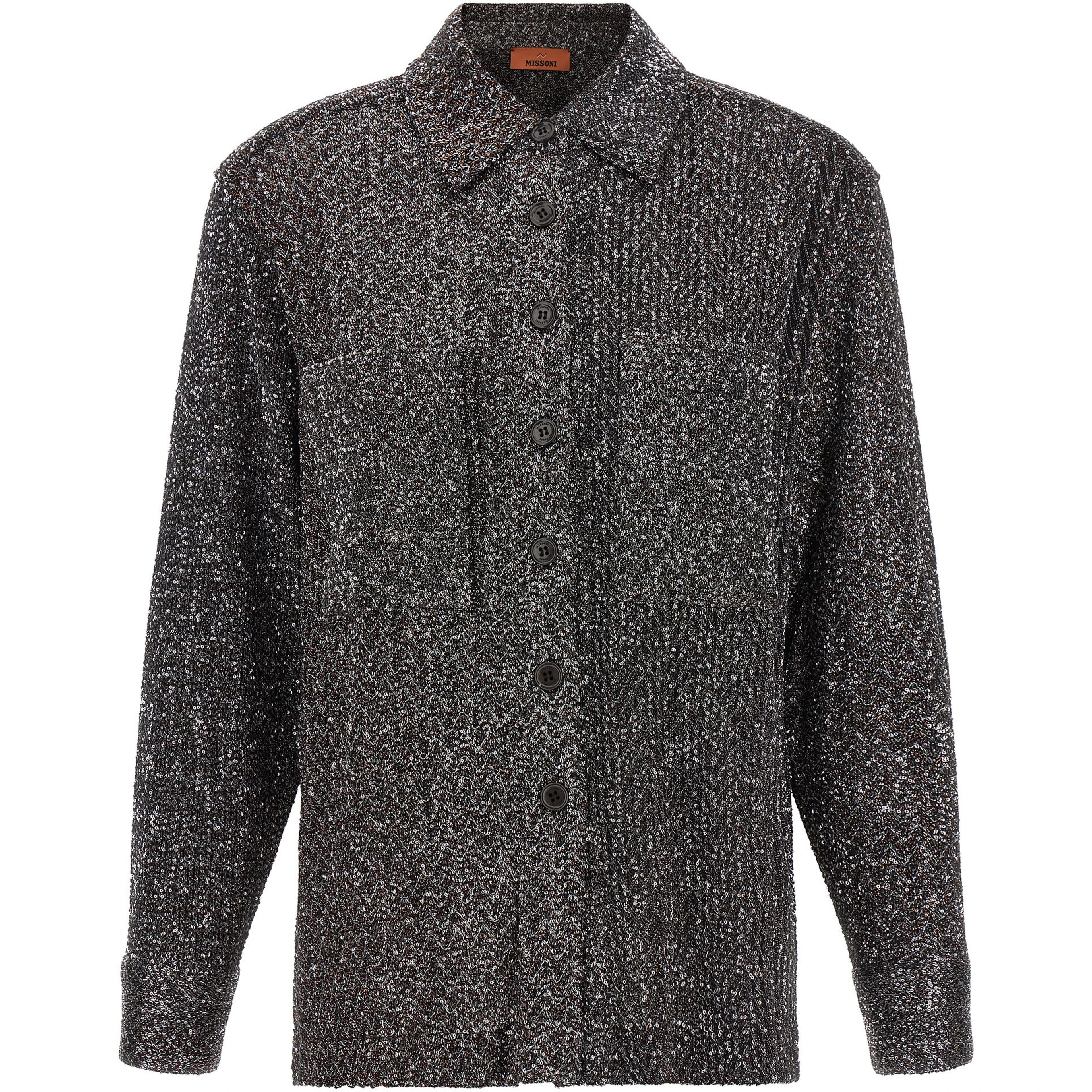 Gray Polyamide Blouse