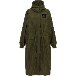 Bicolor Recycled Polyamide Coat